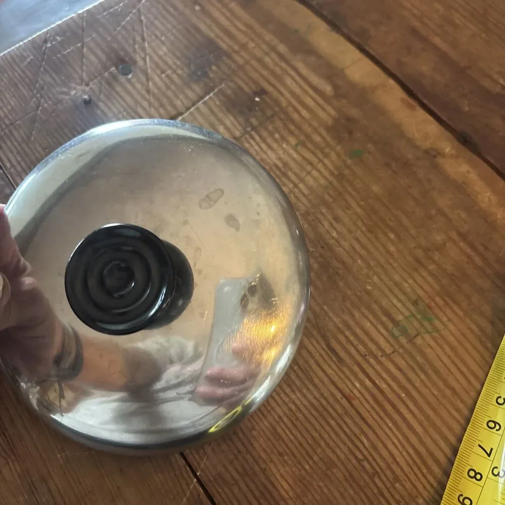 Vintage Revere Ware 6 3/4” 7 1/2”  Lid Replacement Metal Pot Pan Cook